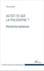 Qu'est-ce que la philosophie ? : Recherche kantienne
