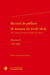 Recueil de préfaces de romans du XVIIIe siècle Tome 2 : 1751-1800