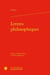 Lettres philosophiques