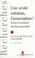 Revue du mauss numero 11 une seule solution, l'association