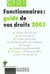Fonctionnaires - guide de vos droits 2003
