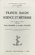 Francis Bacon: science et méthode