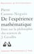 De l'expérience mathématique : Essai sur la philosophie des sciences de Jean Cavaillès