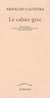 Le cahier grec