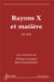 Rayons x et matière