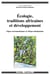 Écologie, traditions africaines et développement - enjeux environnementaux en afrique subsaharienne