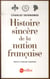 Histoire sincère de la nation française