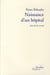 Naissance d'un hôpital - journal de travail (édition 2010)