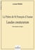 Laudes creaturarum pour soprano et orgue