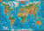 Carte du monde pour enfants - dino maps