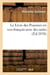 Le livre des psaumes en vers francais avec des notes