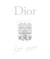Dior for ever