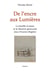 De l'encre aux lumières : la famille cramer et la librairie genevoise sous l'ancien régime