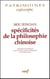 Spécificités de la philosophie chinoise