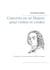 Concerto en ut majeur pour violon et cordes - restitution et arrangement par micheline cumant