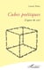 Cubes poétiques - lignes de vie