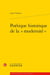 Poétique historique de la « modernité »