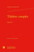 Théâtre complet Tome 5