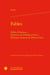 Fables : Fables d'Avianus - Sentences de Publilius Syrus - Distiques moraux de Denys Caton