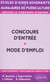 Concours d'entrée AS/AP - Mode d'emploi