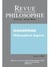 Revue internationale de philosophie t.247 - Shakespeare philosophical aspects (édition 2009)