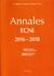 Annales ECNI 2016-2018
