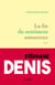 La fin du sentiment amoureux