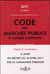 CODE DES MARCHES PUBLICS ET AUTRES CONTRATS 2017