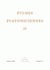 Etudes platoniciennes ii (édition 2006)