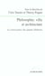 Philosophie, ville et architecture