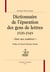 Dictionnaire de l'épuration des gens de lettres, 1939-1949
