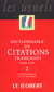 DICT CITATIONS FRANCAISES T2