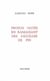 Propos notes en ramassant des aiguilles de pin