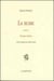 La robe - poèmes inedits