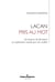 Lacan pris au mot : la querelle de Bonneval ou Laplanche maudit par son maître