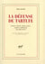 La defense de tartufe - extases, remords, visions, prieres, poemes et meditations d'un juif converti