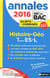 Les Annales Abc Bac Corriges 2016 Histoire-Geographie Term L, Es