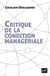 Critique de la condition managériale