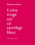 Cerise rouge sur un carrelage blanc