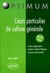 Cours particulier de culture générale