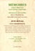 Mémoires secrets pour servir à l'histoire de la république des lettre en France - depuis MDCCLXII jusqu'à nos jours - ou journal d'un observateur t.30 - 7 octobre-31 décembre 1785