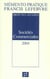 Memento societes commerciales (édition 2004)