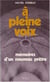 À pleine voix