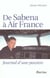 De sabena à air france - journal d'une passion