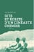 Dits et écrits d'un cinéaste chinois