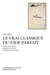 Le vrai classique du vide parfait