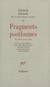 Fragments posthumes (ete 1882 printemps 1884)