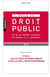 Revue du droit public n.2016/6 : les accords internationaux conclus par l'Union européenne