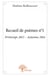 Recueil de poèmes t.1