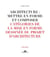 Architecture : mettre en forme et composer Tome 4 -  catégories de la mise en forme dessinée du projet d'architecture